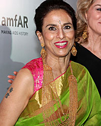 Shobha De and Sharon Stone Shobha De and Sharon Stone