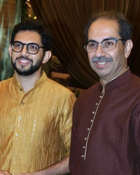 Aditya Thackeray and Udhav Thackeray