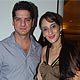 DJ Aqeel with wife Farah Khan