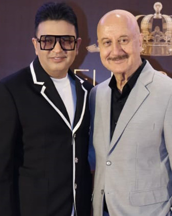 Bhushan Kumar and Anupam Kher