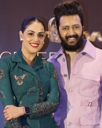 Genelia D'Souza and Riteish Deshmukh