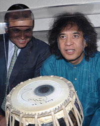 Zakir Hussain and Rahul Bose