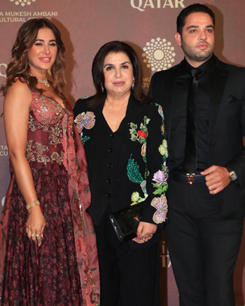 Nargis Fakhri, Farah Khan and Tony Beig
