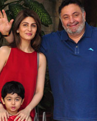 Riddhima Kapoor and Rishi Kapoor