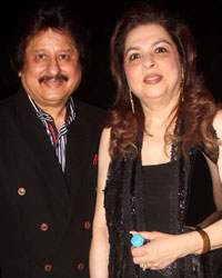 Ghazal singer Pankaj Udhas and his wife Farida Udhas