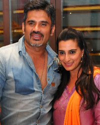 Sunil Shetty and Mana Shetty