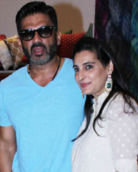 Suneil and Mana Shetty