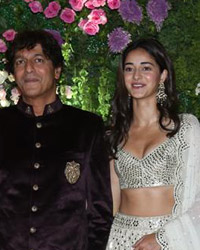 Chunky Pandey, Ananya Panday and Bhavna Pandey