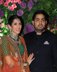 Shloka Mehta and Akash Ambani