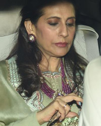 Sunita Kapoor at the sangget ceremony of Armaan Jain