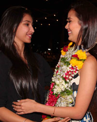 Navneet Kaur Dhillon and Megan Young