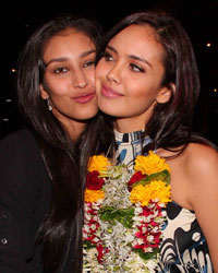 Navneet Kaur Dhillon and Megan Young