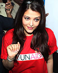 'Aishwarya Rai Bachchan' at UNAIDS Campaigne