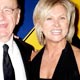 News Corporation Chairman and CEO Murdoch poses with Australian actor Jackman and Jackman's wife in Hollywood