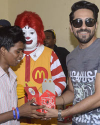 Ayushmann Khurrana and Ronald McDonald celebrate No TV Day