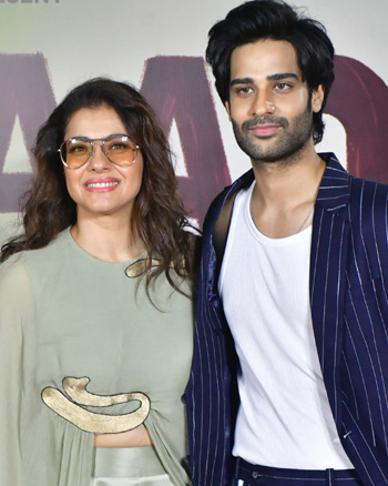 Kajol and Aaman Devgan