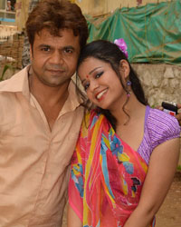 Rajpal Yadav with Bharti Sharma