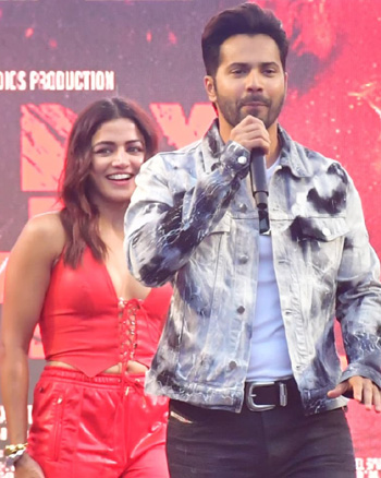 Wamiqa Gabbi and Varun Dhawan