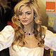 Tamsin Egerton arrives at the BAFTA awards ceremony at the Royal Opera House in London