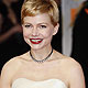 Actress Michelle Williams arrives for the BAFTA awards ceremony in London