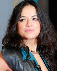 Michelle Rodriguez arrives at the British Academy of Film and Arts (BAFTA) awards ceremony at the Royal Opera House in London