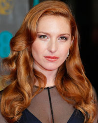 Josephine de la Baume arrives at the British Academy of Film and Arts (BAFTA) awards ceremony at the Royal Opera House in London