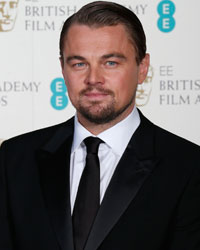 Actor Leonardo DiCaprio poses for a photograph at the British Academy of Film and Arts (BAFTA) awards ceremony at the Royal Opera House in London