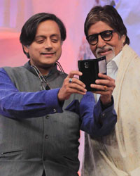 Shashi Tharoor and AMitabh Bachchan