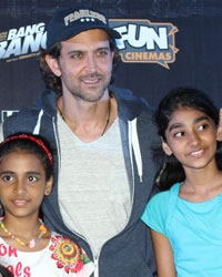 Hrithik Roshan during the kids special screening of film Bang Bang