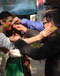 Holi celebration in Mumbai