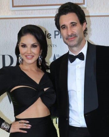 Sunny Leone and Daniel Weber