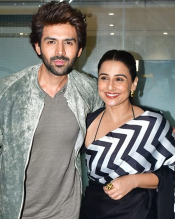 Kartik Aaryan and Vidya Balan