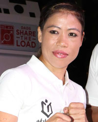 Mary Kom with her husband K Onler Kom