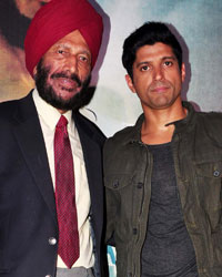 Milkha Singh and Farhan Akhtar