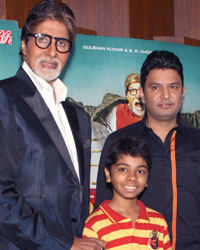 Amitabh Bachchan, Parth Bhalerao and Bhushan Kumar