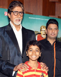 Amitabh Bachchan, Parth Bhalerao and Bhushan Kumar