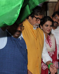 Big B Flags off Tiger Conservation Bike Rally