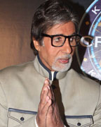 Big B with KBC 6 Winner