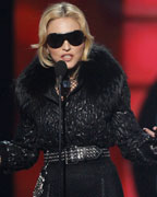 Madonna accepts the award for 'Top Touring Artist' onstage during the Billboard Music Awards at the MGM Grand Garden Arena in Las Vegas, Nevada