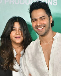 Ekta Kapoor and Varun Dhawan