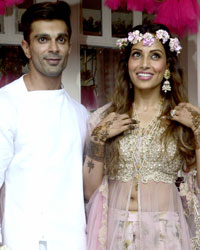 Bipasha Basu and Karan Singh Grover Mehendi