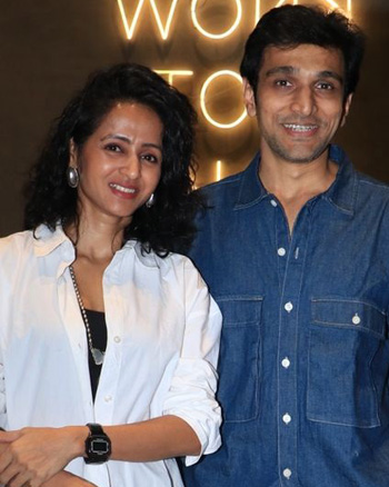 Bhamini Oza and Pratik Gandhi