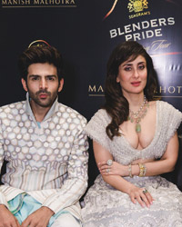 Kartik Aaryan, Kareena Kapoor and Manish Malhotra