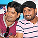 Teji Sandhu, Harbhajan Singh and Gurpreet Ghuggi