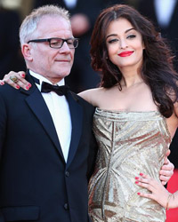 Thierry Fremaux and Aishwarya Rai