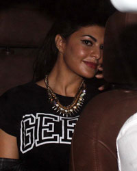 Jacqueline Fernandez at Karan Johar House