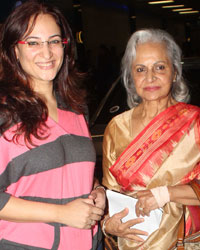 Rakshanda Khan and Waheeda Rehman