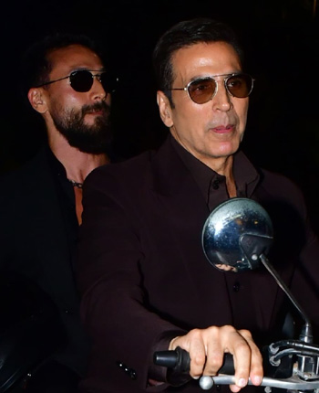 Tiger Shroff and Akshay Kumar