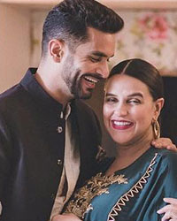 Angad Bedi and Neha Dhupia