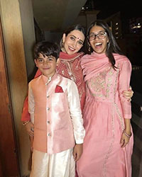 Karishma Kapoor with her children Kiaan Raj Kapoor and Samiera Kapoor